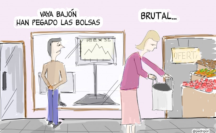 bajada de las bolsas