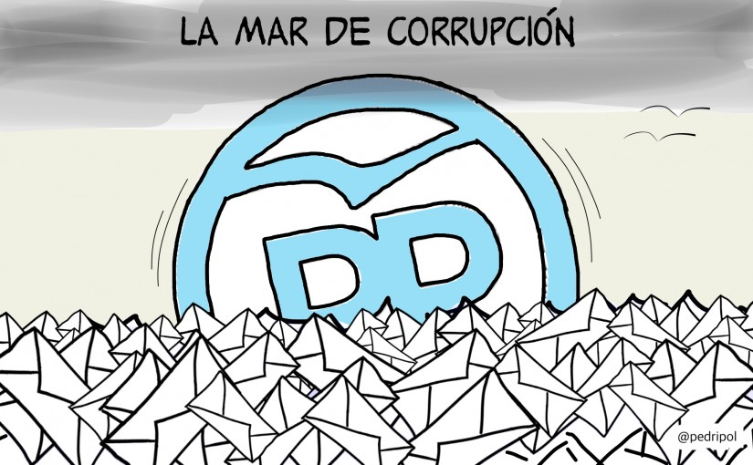 se ahoga en su propia corrupción