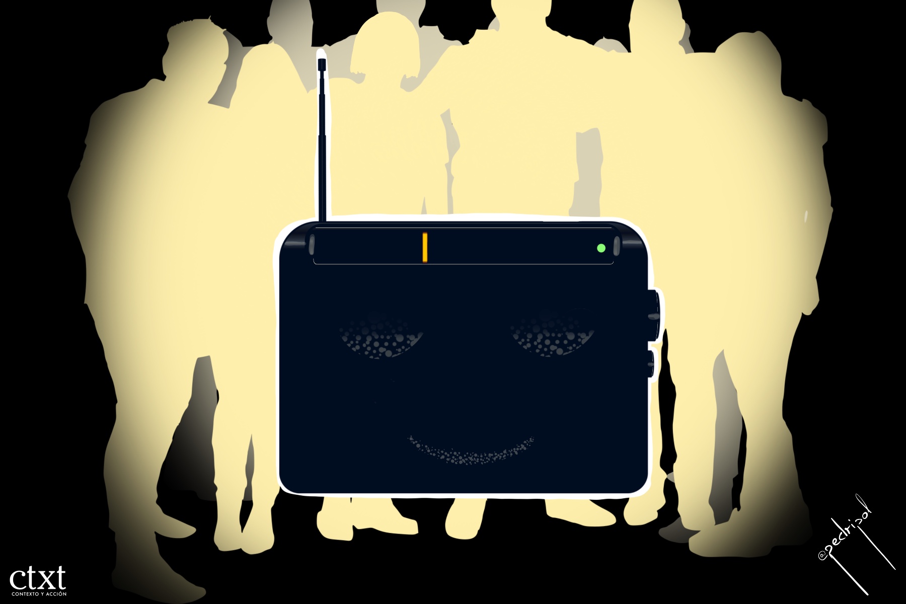 La Radio aportó luz